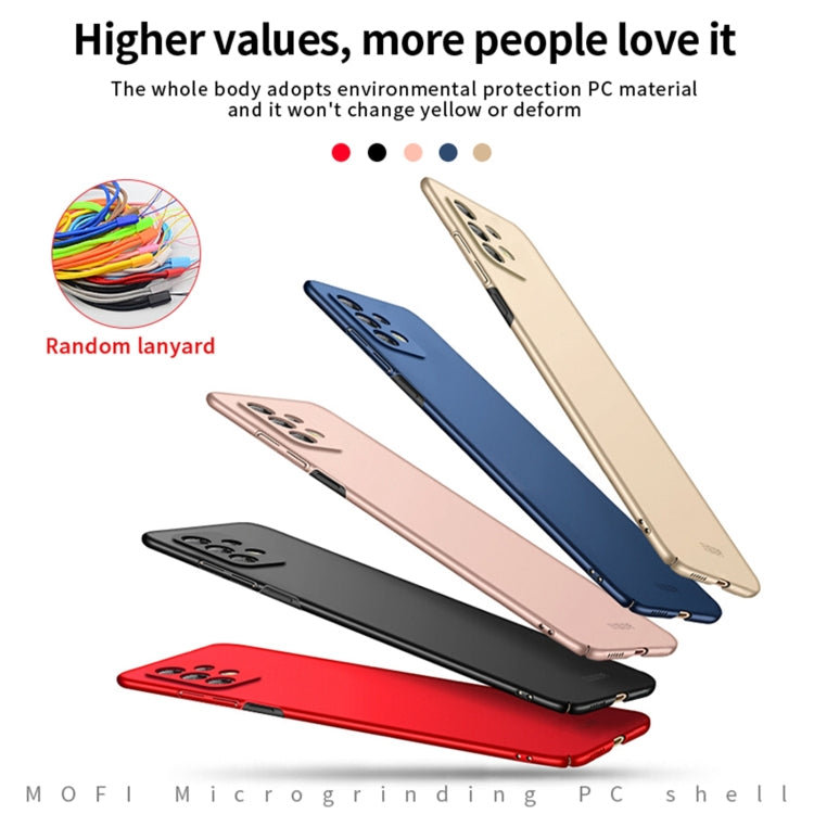 For Samsung Galaxy A53 5G MOFI Frosted PC Ultra-thin Hard Phone Case(Gold) - free shipping - PMC TechLife - Order now!