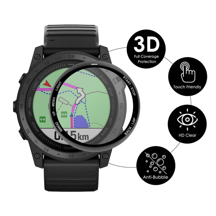 2 PCS Compatible with Garmin Tactix 7 / 7 Pro ENKAY 3D Full Coverage Soft PC Edge + PMMA HD Screen Watch Film - Screen Protector by ENKAY | Online Shopping South Africa | PMC Jewellery | Buy Now Pay Later Mobicred