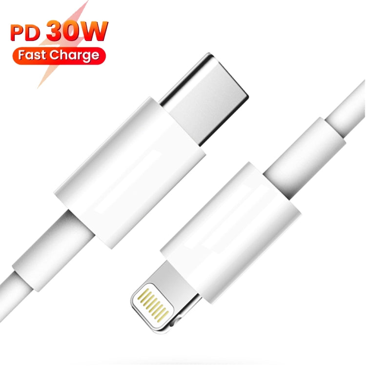 2m PD30W USB-C / Type-C to 8 Pin Fast Charging Data Cable for iPhone Series - Normal Style Cable by PMC TechLife | Online Shopping South Africa | PMC TechLife