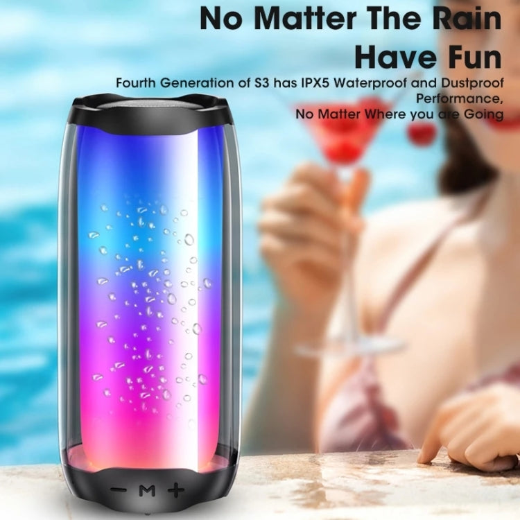 NBY 8892 LED IPX5 Waterproof Portable Wireless Bluetooth Speaker(Black) - Desktop Speaker by NBY | Online Shopping South Africa | PMC Jewellery | Buy Now Pay Later Mobicred