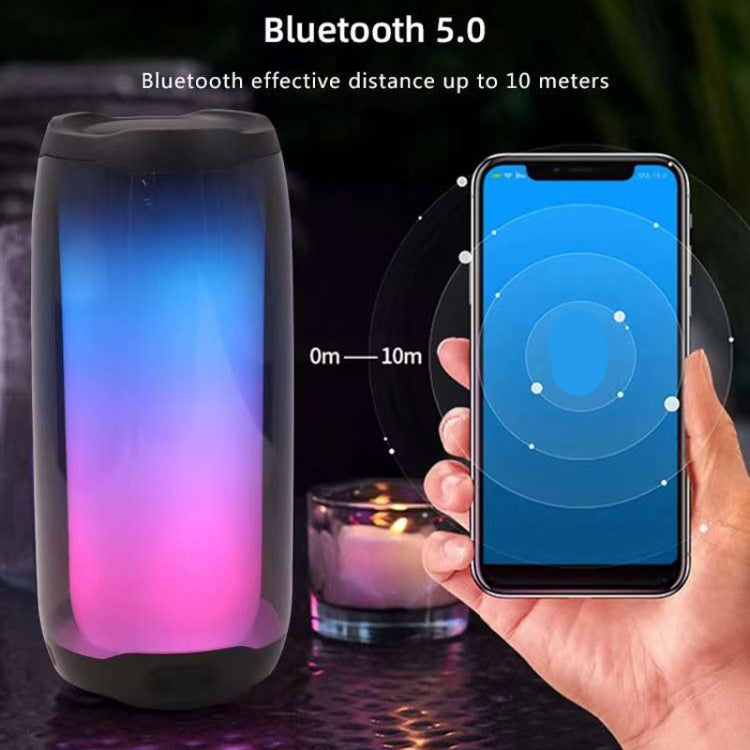 NBY 8892 LED IPX5 Waterproof Portable Wireless Bluetooth Speaker(Black) - Desktop Speaker by NBY | Online Shopping South Africa | PMC Jewellery | Buy Now Pay Later Mobicred