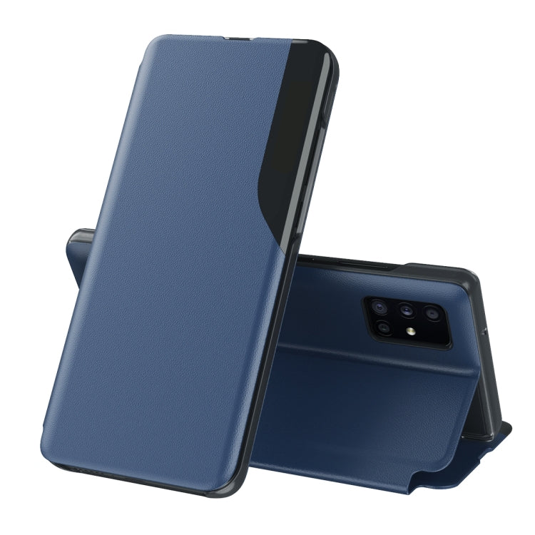 For Samsung Galaxy A23 4G Attraction Flip Holder Leather Phone Case(Blue) - Galaxy Phone Cases by PMC TechLife | Online Shopping South Africa | PMC TechLife | Buy Now Pay Later Mobicred
