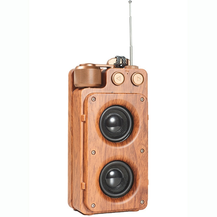 A8 Portable Retro FM Radio Wireless Bluetooth Speaker(Gold) - Desktop Speaker by PMC TechLife | Online Shopping South Africa | PMC TechLife