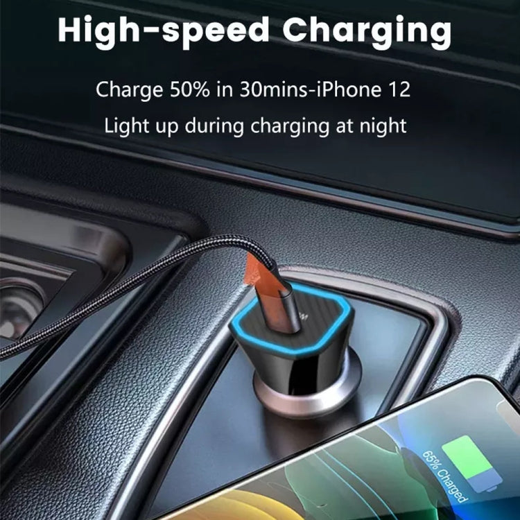 TE-P2 PD 20W Type-C Interface Car Charger(White) - Car Charger by PMC TechLife | Online Shopping South Africa | PMC TechLife