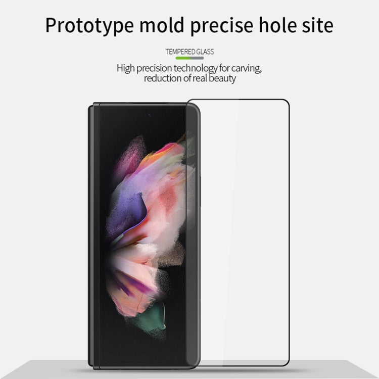 For Samsung Galaxy Z Fold4 MOFI 9H 2.5D Full Screen Tempered Glass Film(Black) - Galaxy Tempered Glass by MOFI | Online Shopping South Africa | PMC TechLife | Buy Now Pay Later Mobicred