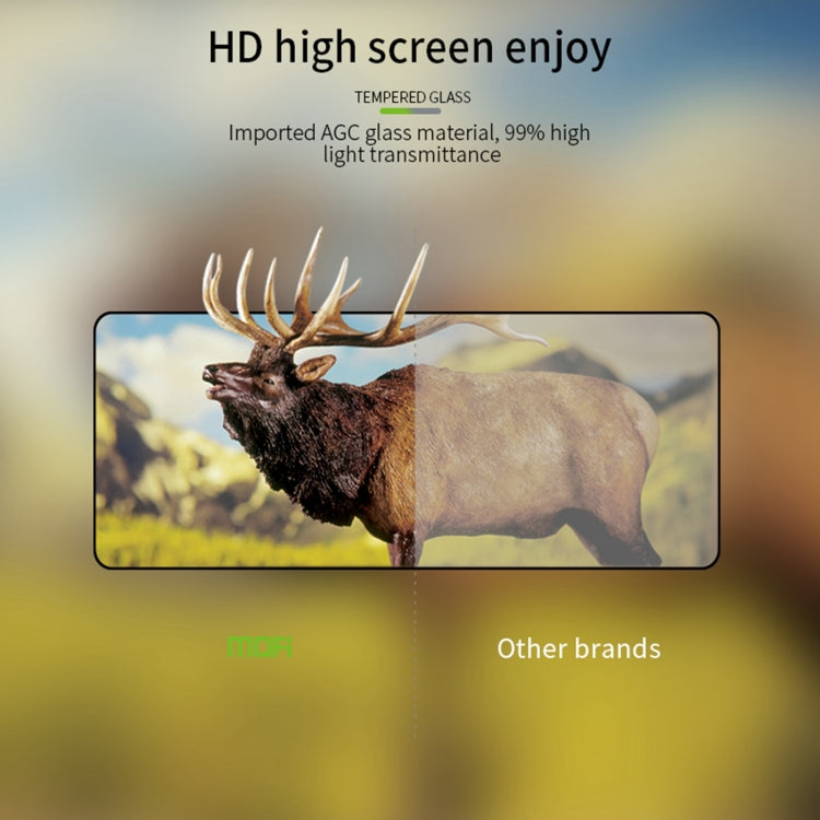 For Samsung Galaxy Z Fold4 MOFI 9H 2.5D Full Screen Tempered Glass Film(Black) - Galaxy Tempered Glass by MOFI | Online Shopping South Africa | PMC TechLife | Buy Now Pay Later Mobicred