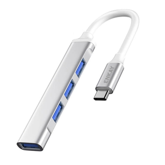 ENKAY Hat-Prince ENK-AT114 4 Ports USB 3.0 Splitter Multi-Ports Expansion HUB Extender Connector Adapter, Interface:Type-C - USB HUB by ENKAY | Online Shopping South Africa | PMC Jewellery | Buy Now Pay Later Mobicred