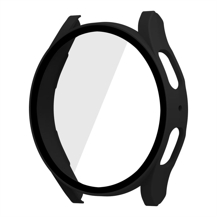 For Samsung Galaxy Watch5 44mm ENKAY Hat-Prince Full Coverage PC Frame + 9H Tempered Glass Case(Black) - free shipping - PMC TechLife - Order now!