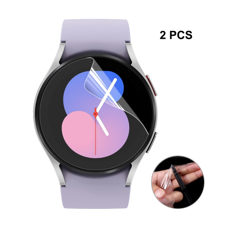 2 PCS For Samsung Galaxy Watch5 40mm ENKAY Hat-Prince Full Screen Coverage TPU Soft Film - Screen Protector by ENKAY | Online Shopping South Africa | PMC Jewellery | Buy Now Pay Later Mobicred