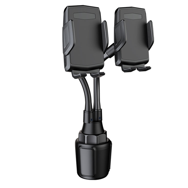 A080+X908 Car Cup Double Mobile Phone Holder Mount Adjustable Cradle Bracket - free shipping - PMC TechLife - Order now!
