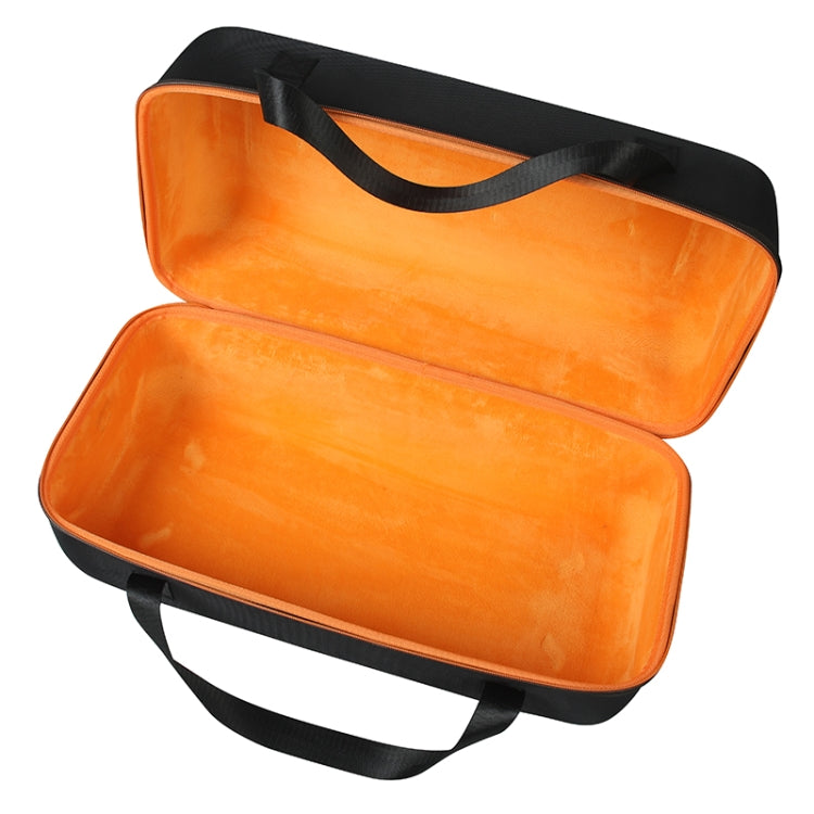 For JBL Partybox on-the-GO Bluetooth Speaker Carry Bag Storage Box Case(Black + Orange) - Protective Case by PMC TechLife | Online Shopping South Africa | PMC TechLife