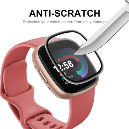 2 PCS For Fitbit Versa 4 / Sense 2 ENKAY 3D Full Coverage Soft PC Edge + PMMA HD Screen Protector Film - Screen Protector by ENKAY | Online Shopping South Africa | PMC Jewellery | Buy Now Pay Later Mobicred