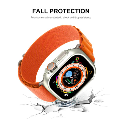 For Apple Watch Ultra / Ultra 2 49mm ENKAY 2 in 1 PC Case + Full Coverage 9H Tempered Glass Film(Transparent) - Watch Cases by ENKAY | Online Shopping South Africa | PMC Jewellery | Buy Now Pay Later Mobicred