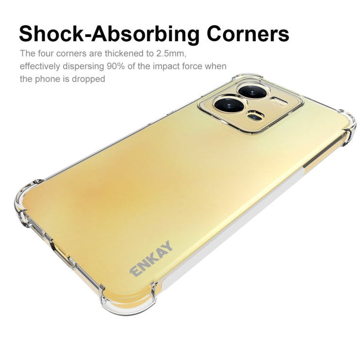 For vivo V25 5G Global ENKAY Clear TPU Shockproof Phone Case - free shipping - PMC TechLife - Order now!