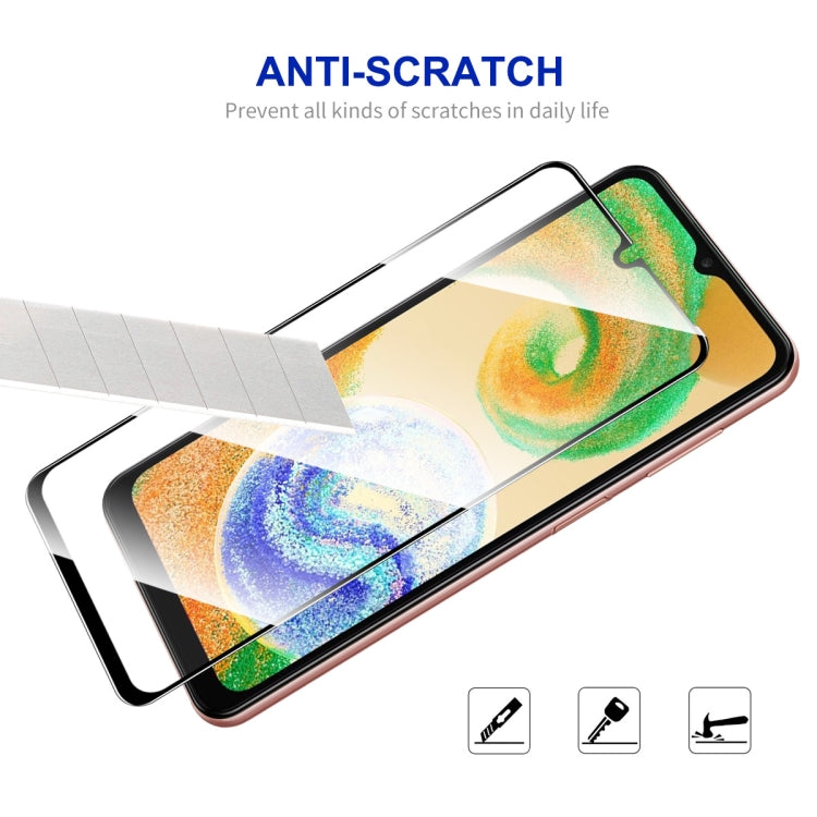 For Samsung Galaxy A04 / A04s 10pcs ENKAY Full Glue 0.26mm 9H 2.5D Tempered Glass Full Film - Galaxy Tempered Glass by ENKAY | Online Shopping South Africa | PMC Jewellery | Buy Now Pay Later Mobicred