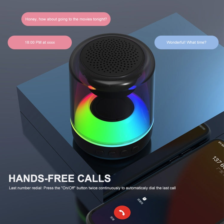 ENKAY Hat-Prince Portable RGB Light Wireless Bluetooth Speaker, Size:L - Mini Speaker by ENKAY | Online Shopping South Africa | PMC Jewellery | Buy Now Pay Later Mobicred