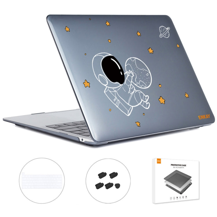 For MacBook Pro 16.1 A2141 ENKAY Hat-Prince 3 in 1 Spaceman Pattern Laotop Protective Crystal Case with TPU Keyboard Film / Anti-dust Plugs, Version:EU(Spaceman No.5) - MacBook Pro Cases by ENKAY | Online Shopping South Africa | PMC Jewellery