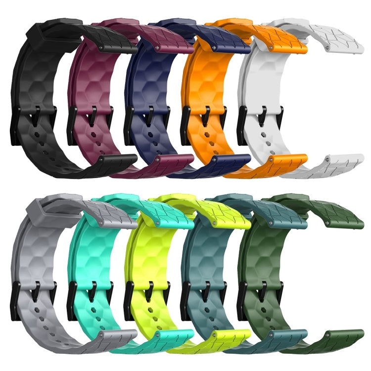 For Amazfit GTR 3 22mm Football Pattern Solid Color Silicone Watch Band(Grey) - free shipping - PMC TechLife - Order now!