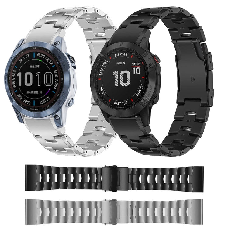 Compatible with Garmin Tactix 7 Pro 26mm Titanium Alloy Quick Release Watch Band(Titanium Gray) - free shipping - PMC TechLife - Order now!