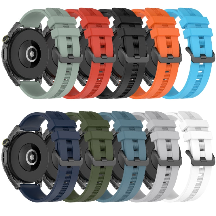 Compatible with Garmin Compatible witherunner 158 20mm Concave Striped Slicone Watch Band(Black) - free shipping - PMC TechLife - Order now!