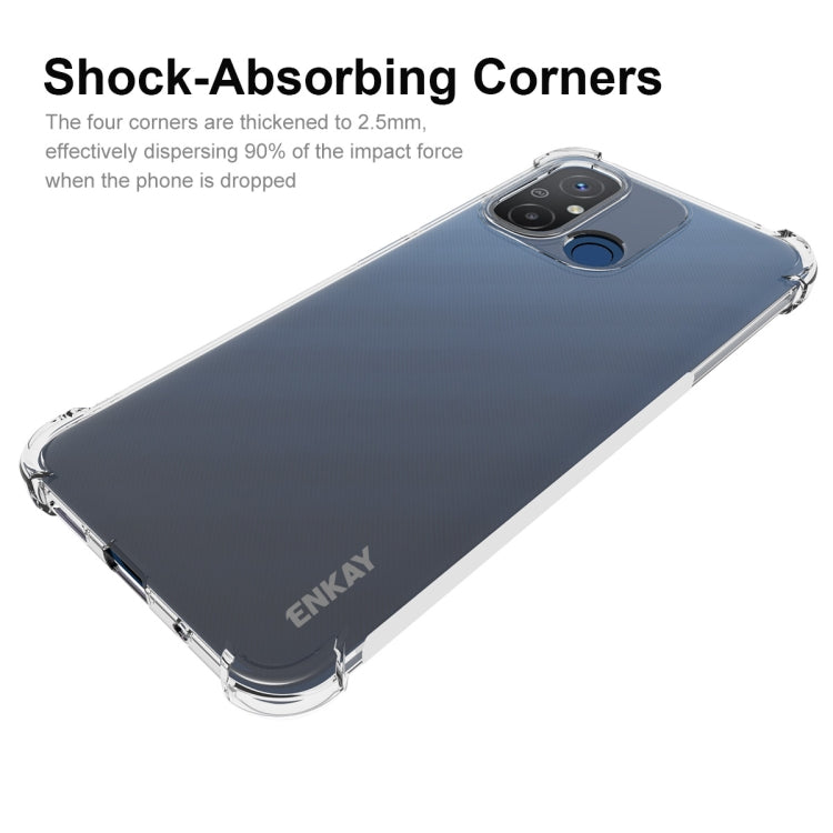 For Redmi 12C 4G ENKAY Hat-Prince Clear TPU Shockproof Phone Case - free shipping - PMC TechLife - Order now!