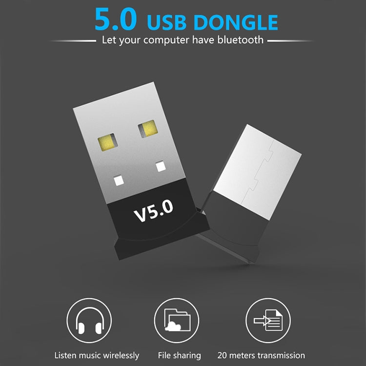 Computer Bluetooth Adapter 5.0 USB Desktop Dongle WiFi Audio Receiver Transmitter - Audio Receiver Transmitter by PMC TechLife | Online Shopping South Africa | PMC TechLife