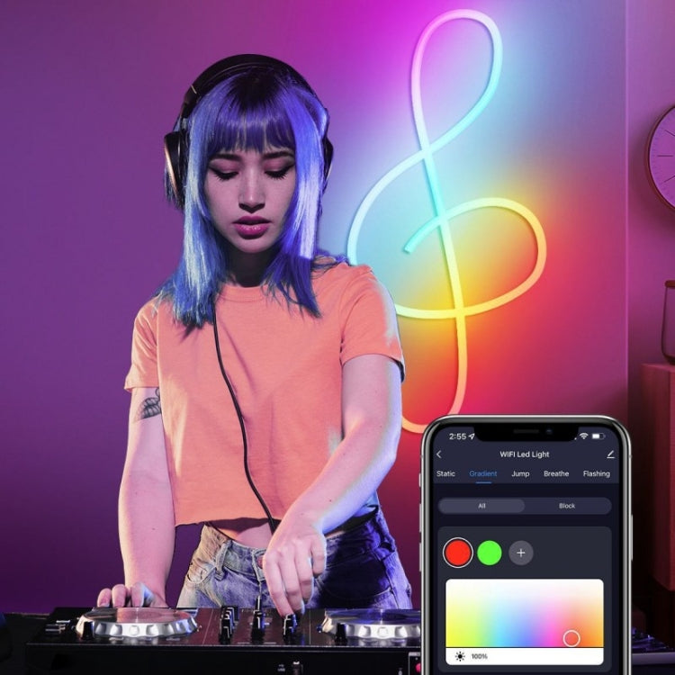 NH021 Waterproof 3m TUYA WIFI Music Sync RGB Neon Rope Light - Casing Waterproof Light by PMC TechLife | Online Shopping South Africa | PMC TechLife