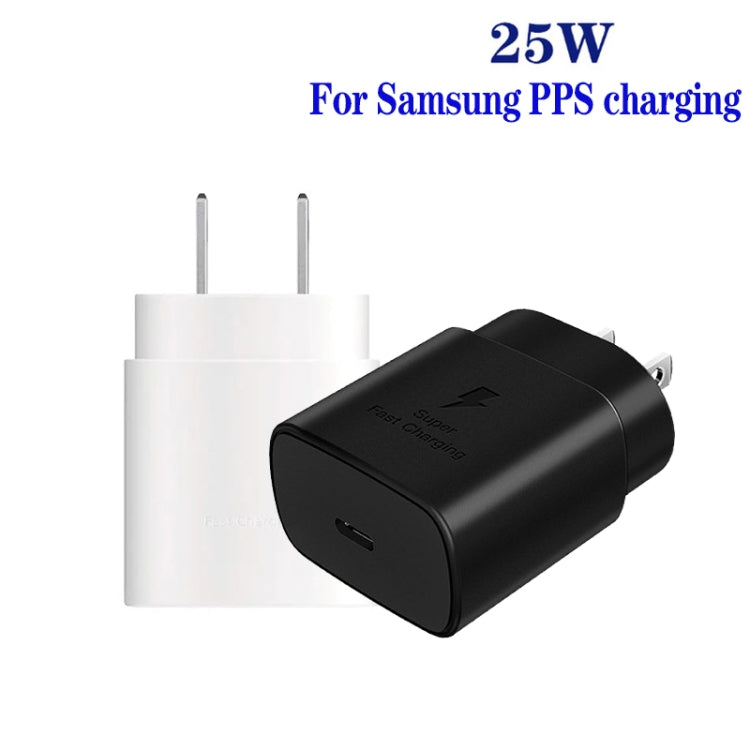 TA800 PD / PPS 25W Type-C Port Charger for Samsung, US Plug(White) - USB Charger by PMC Jewellery | Online Shopping South Africa | PMC Jewellery