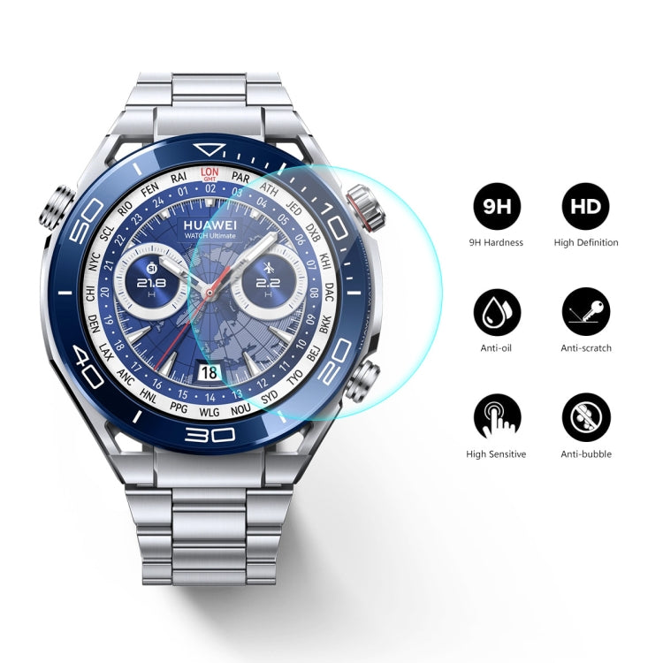 5pcs For Huawei Watch Ultimate ENKAY Hat-Prince 0.2mm 9H Tempered Glass Screen Protector Watch Film -  by ENKAY | Online Shopping South Africa | PMC Jewellery