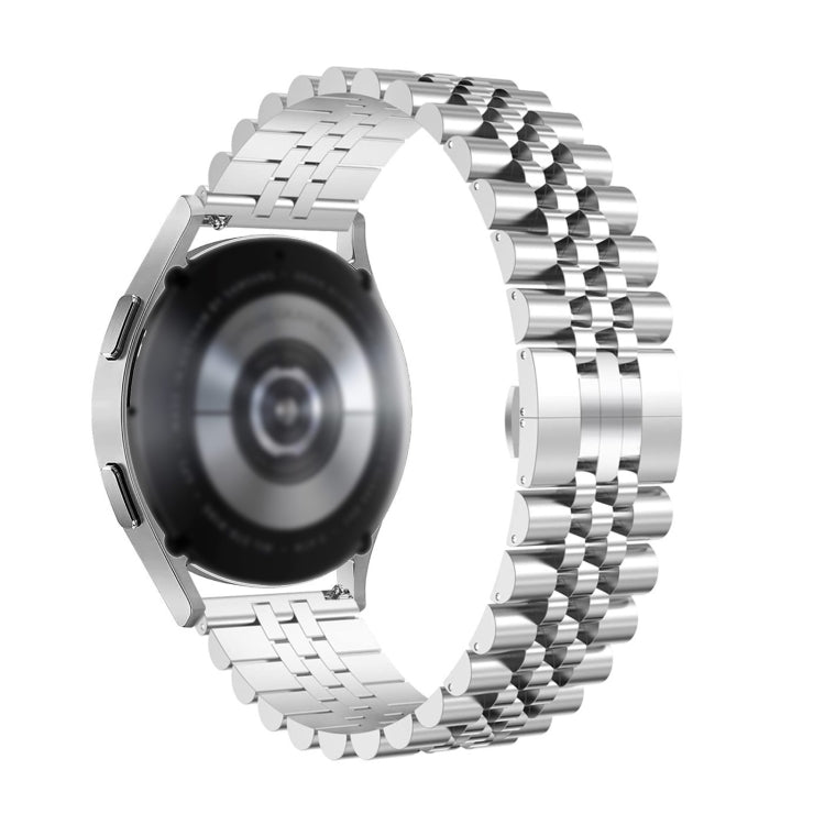 For Huawei Watch GT Runner Five Bull Half Round Stainless Steel Watch Band + Strap Removal Tool(Silver) -  by PMC TechLife | Online Shopping South Africa | PMC TechLife