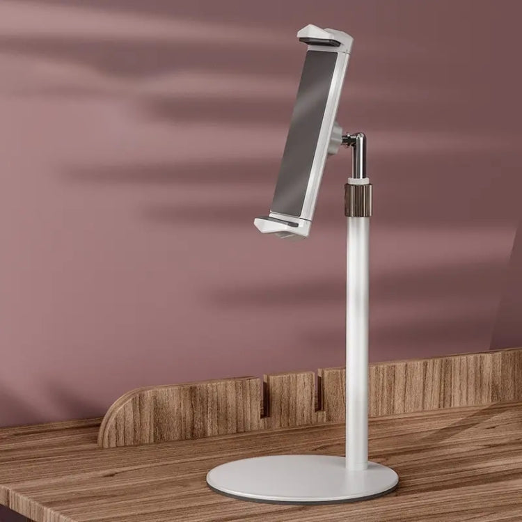 Boneruy P21 Lifting Adjustable Rotating Phone Tablet Desktop Holder(White) - Desktop Holder by BONERUY | Online Shopping South Africa | PMC TechLife | Buy Now Pay Later Mobicred