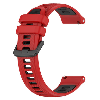 For Xiaomi Watch S2 42mm 22mm Sports Two-Color Silicone Watch Band(Red+Black) - Smart Wear by PMC Jewellery | Online Shopping South Africa | PMC Jewellery