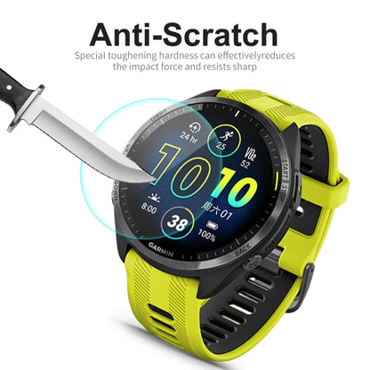 1pcs For Garmin Forerunner 965 ENKAY 0.2mm 9H Tempered Glass Screen Protector Watch Film - Smart Wear by ENKAY | Online Shopping South Africa | PMC Jewellery