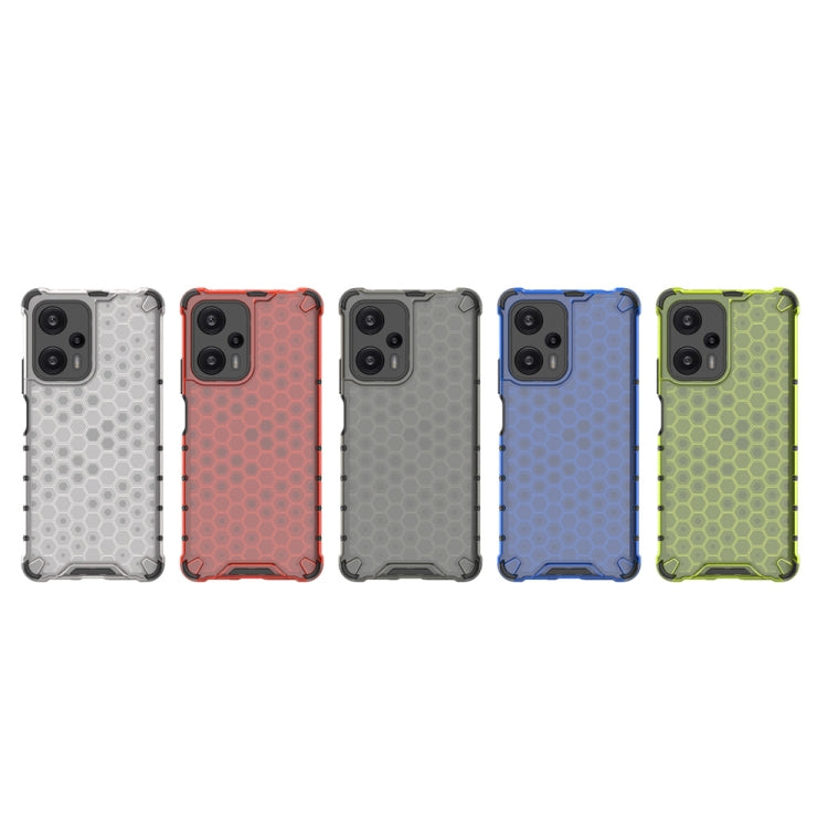 For Xiaomi Poco F5 Shockproof Honeycomb Phone Case(Green) - free shipping - PMC TechLife - Order now!