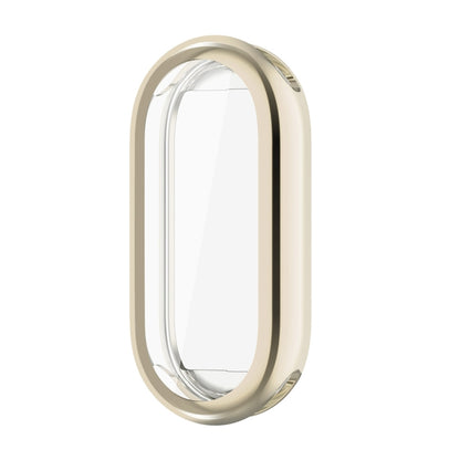 For Xiaomi Mi Band 8 ENKAY Hat-Prince Full Coverage Electroplated Soft TPU Watch Case with Screen Protection(Gold) - Watch Cases by ENKAY | Online Shopping South Africa | PMC Jewellery