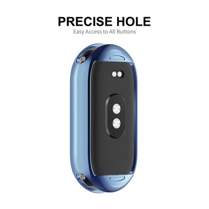 For Xiaomi Mi Band 8 ENKAY Hat-Prince Full Coverage Electroplated Soft TPU Watch Case with Screen Protection(Gold) - Watch Cases by ENKAY | Online Shopping South Africa | PMC Jewellery