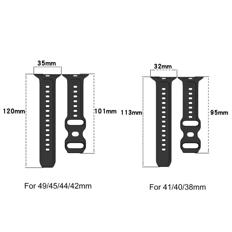 For Apple Watch 8 41mm Reverse Buckle Dot Texture Silicone Watch Band(Wine Red) - Watch Bands by PMC TechLife | Online Shopping South Africa | PMC TechLife
