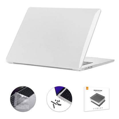 For MacBook Air 15.3 A2941 ENKAY US Version 3 in 1 Crystal Protective Case with TPU Keyboard Film & Anti-dust Plugs(Transparent) - MacBook Air Cases by ENKAY | Online Shopping South Africa | PMC Jewellery | Buy Now Pay Later Mobicred