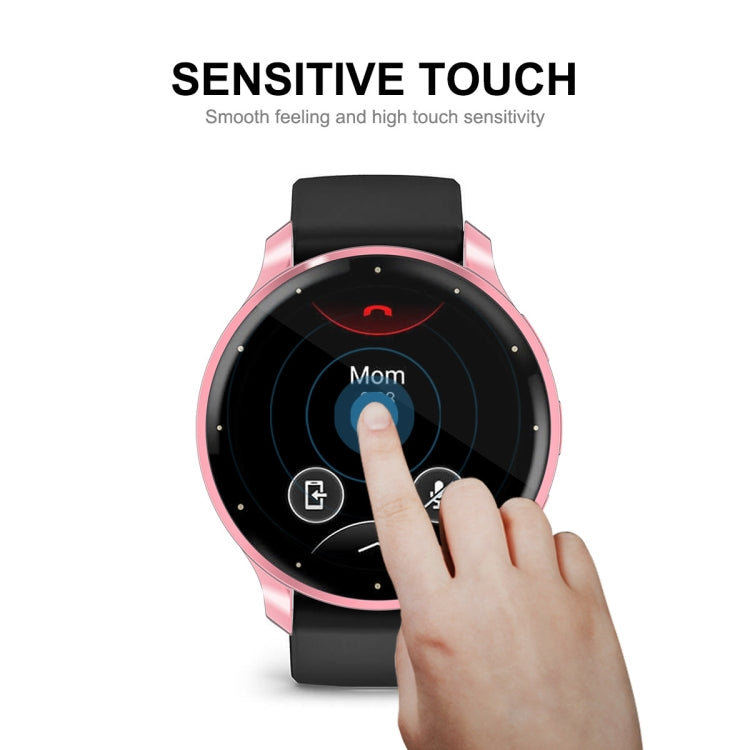 Compatible with Garmin Venu 3S ENKAY Hat-Prince Full Coverage Electroplated TPU Watch Case with Screen Protection(Rose Gold) - Watch Cases by ENKAY | Online Shopping South Africa | PMC TechLife | Buy Now Pay Later Mobicred