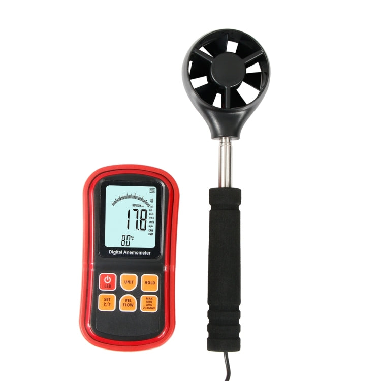 GM8909 Digital Anemometer - Tachometers & Anemometer by PMC TechLife | Online Shopping South Africa | PMC TechLife | Buy Now Pay Later Mobicred