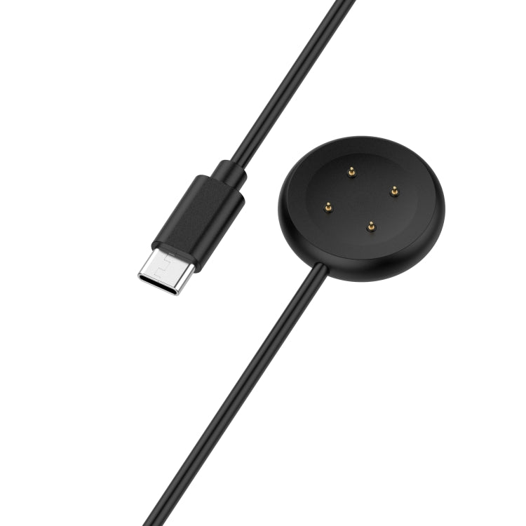 For Google Pixel Watch 2 Type-C Interface Smart Watch Charging Cable, Length: 1m(Black) - Other by PMC TechLife | Online Shopping South Africa | PMC TechLife