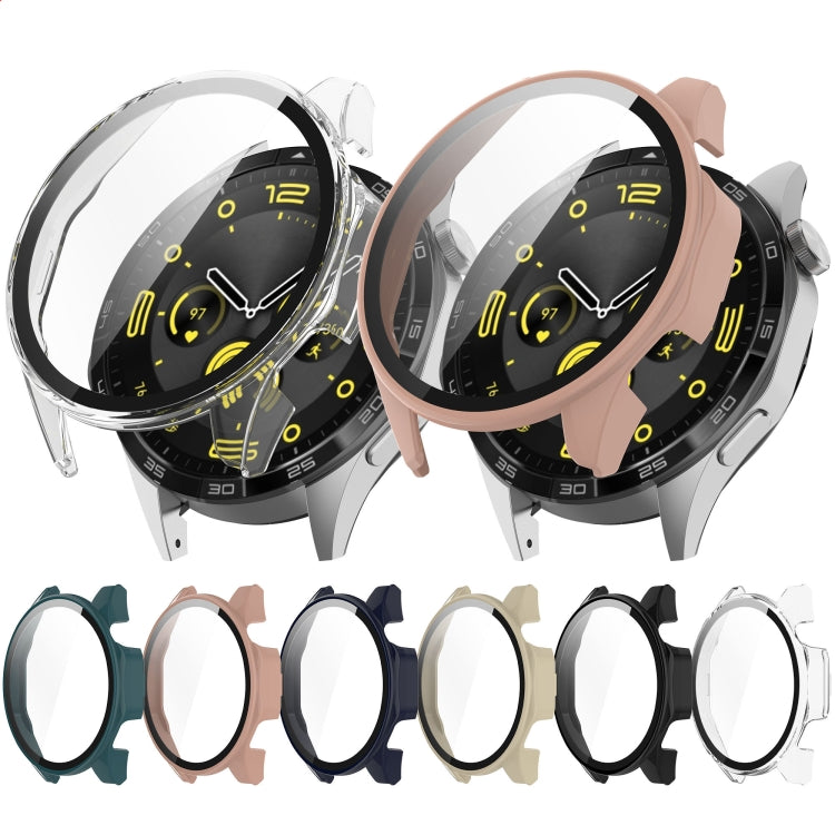 For Honor Watch 4 Pro PC+Tempered Glass Integrated Smart Watch Case(Blue) - free shipping - PMC TechLife - Order now!
