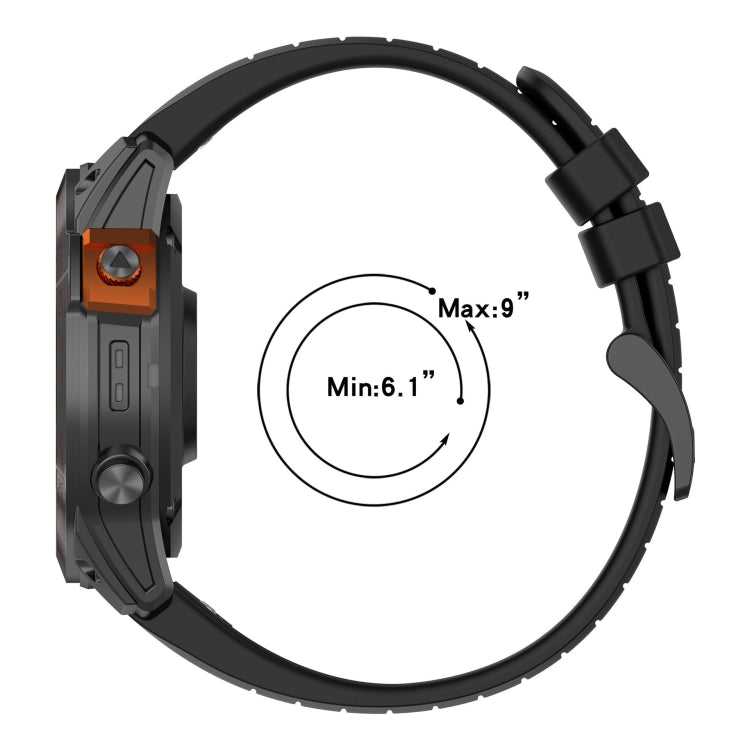 Compatible with Garmin Fenix 7X Solar 26mm Quick Release Silicone Watch Band(Sky Blue) - free shipping - PMC TechLife - Order now!