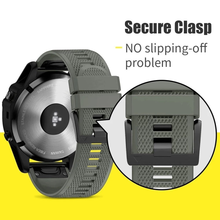 Compatible with Garmin Tactix 7 Pro 26mm Quick Release Silicone Watch Band(Purple) - free shipping - PMC TechLife - Order now!