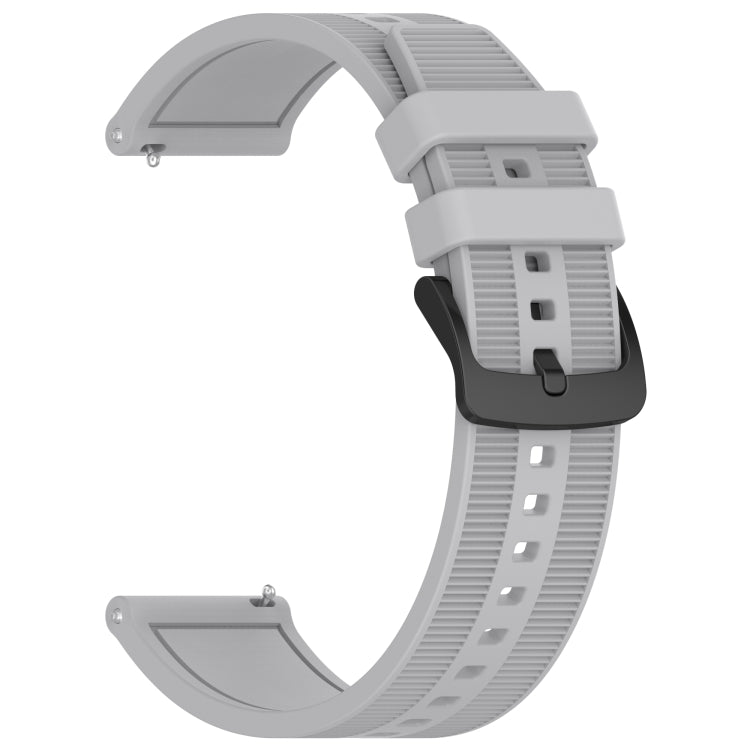 For Huawei Watch GT 2E 22mm Textured Silicone Solid Color Watch Band(Grey) - Watch Bands by PMC TechLife | Online Shopping South Africa | PMC TechLife