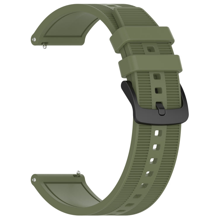 For Samsung Gear S3 Classic 22mm Textured Silicone Solid Color Watch Band(Green) - free shipping - PMC TechLife - Order now!