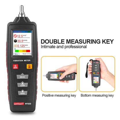 WINTACT WT63B Handheld Vibration Analyzer Digital Vibration Meter - Other Tester Tool by Wintact | Online Shopping South Africa | PMC Jewellery | Buy Now Pay Later Mobicred