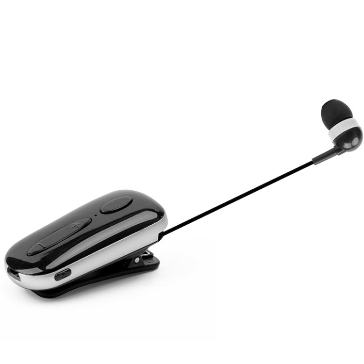 K36 Stereo Wireless Bluetooth Headset Calls Remind Vibration Wear Clip Driver Auriculares Earphone(Black) - Bluetooth Earphone by PMC Jewellery | Online Shopping South Africa | PMC Jewellery