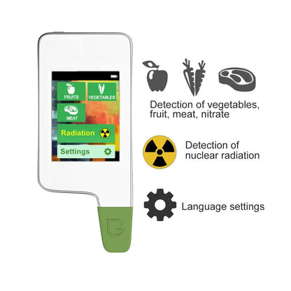 Vegetable And Fruit Meat Nitrate Residue Food Environmental Safety Tester(Black) - Digital Refractometer by PMC Jewellery | Online Shopping South Africa | PMC Jewellery