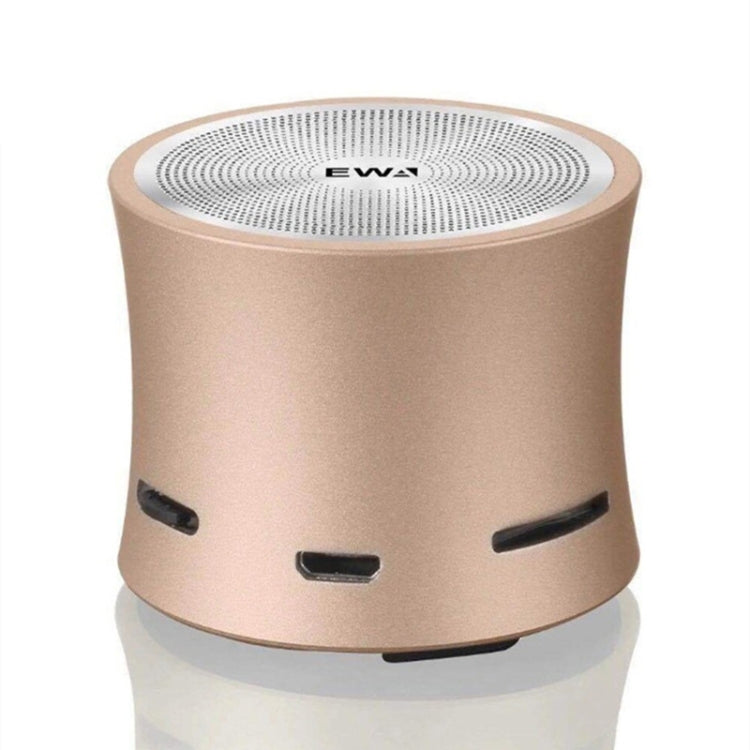 EWA A104 Bluetooth Speaker MP3 Player Portable Speaker Metallic USB Input MP3 Player Stereo Multimedia Speaker(Gold) - Mini Speaker by EWA | Online Shopping South Africa | PMC Jewellery | Buy Now Pay Later Mobicred